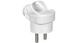 Wtyczka kątowa rozbieralna z uchwytem z/u 16A 2P AWA-5 biała 51.46-28978