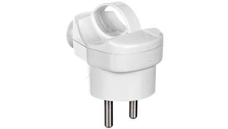 Wtyczka kątowa rozbieralna z uchwytem z/u 16A 2P AWA-5 biała 51.46-28978