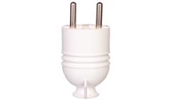 Wtyczka prosta rozbieralna z uchwytem z/u 16A 2P AWA-W1 biała 51.60-29021