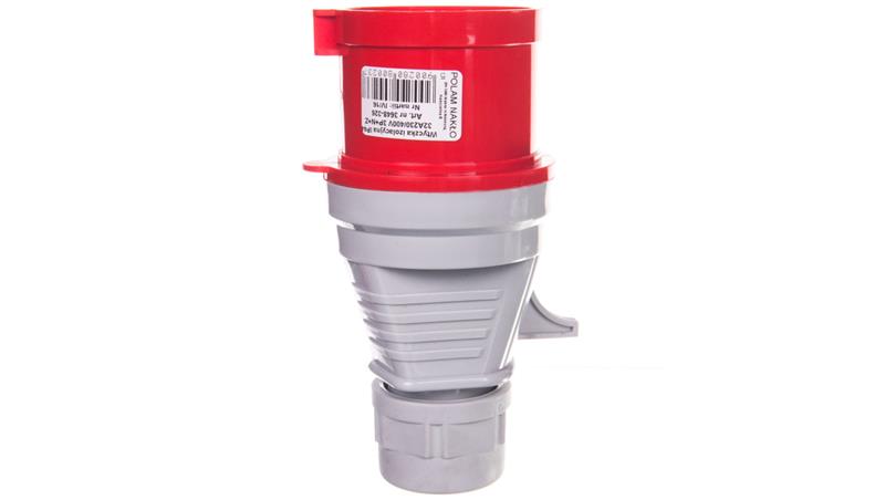 Wtyczka izolacyjna przenośna 32A 400V 5P IP44 /szybkozłączne/ 3648-326-27178 Wtyczka izolacyjna przenośna 32A 400V 5P IP44 /szybkozłączne/ 3648-326-27178