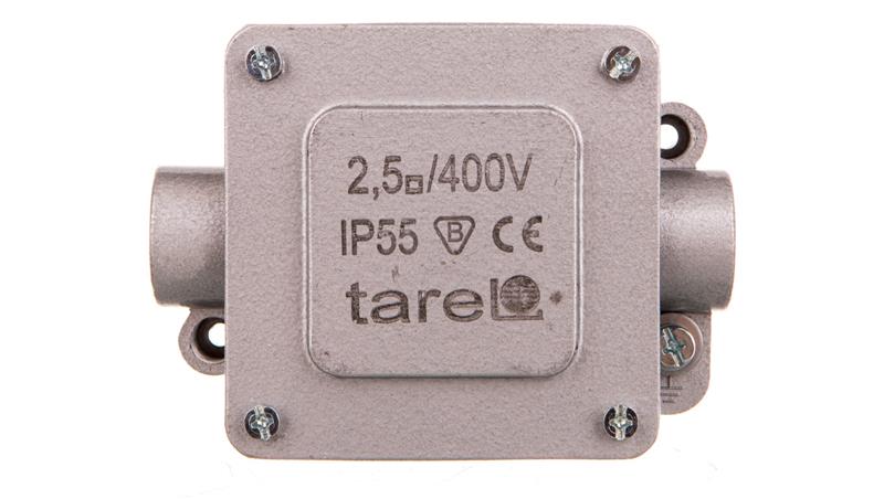 Puszka odgałęźna metalowa 5-torowa 2,5mm2 2 wejścia IP55 016-77477 Puszka odgałęźna metalowa 5-torowa 2,5mm2 2 wejścia IP55 016-77477