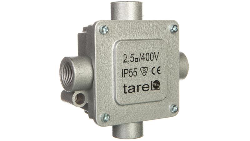 Puszka odgałęźna metalowa 5-torowa 2,5mm2 4 wejścia IP55 018-77478