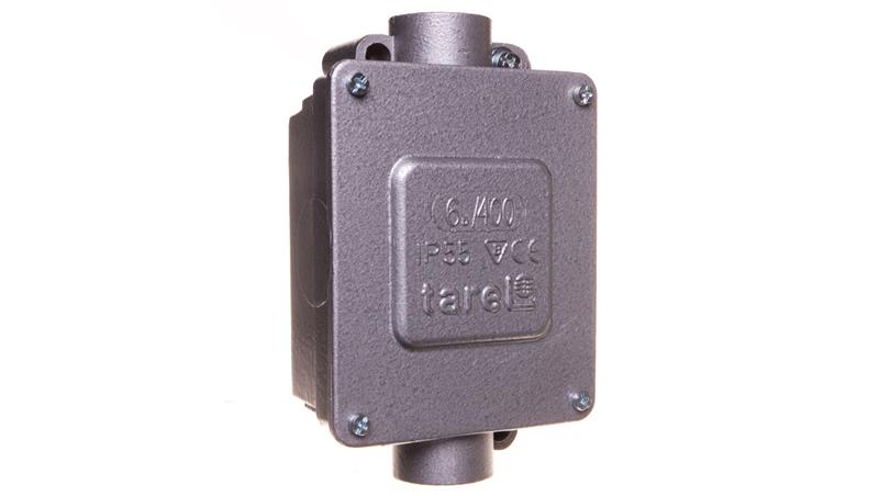Puszka odgałęźna metalowa 5-torowa 6mm2 2 wejścia IP55 022-77479 Puszka odgałęźna metalowa 5-torowa 6mm2 2 wejścia IP55 022-77479