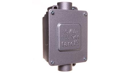 Puszka odgałęźna metalowa 5-torowa 6mm2 2 wejścia IP55 022-77479