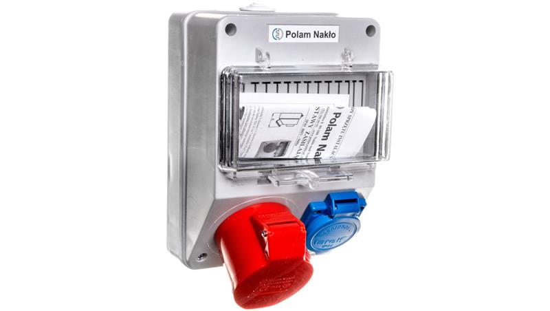 Zestaw zasilający 16A/400V 5P + 10/16A 250V + płytka odgałęźna 5x4mm2 6263-130-67424 Zestaw zasilający 16A/400V 5P + 10/16A 250V + płytka odgałęźna 5x4mm2 6263-130-67424