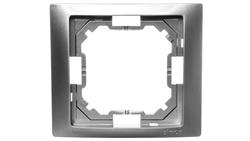 Simon Basic Neos Ramka pojedyncza stal inox BMRC1/21-36440