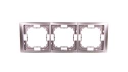 Simon Basic Neos Ramka potrójna stal inox BMRC3/21-36649
