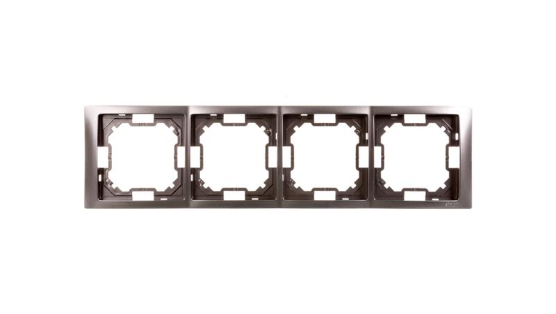 Simon Basic Neos Ramka poczwórna stal inox BMRC4/21-36756 Simon Basic Neos Ramka poczwórna stal inox BMRC4/21-36756