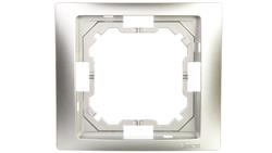 Simon Basic Neos Ramka pojedyncza srebrny matowy BMRC1/43-36323