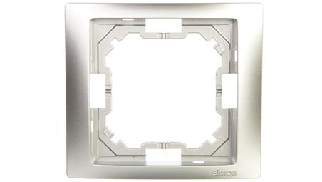 Simon Basic Neos Ramka pojedyncza srebrny matowy BMRC1/43-36323