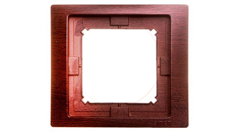 Simon Basic Neos Ramka pojedyncza IP44 mahoniowy BMRC1B/050-37747