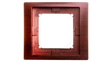 Simon Basic Neos Ramka pojedyncza IP44 mahoniowy BMRC1B/050-37747