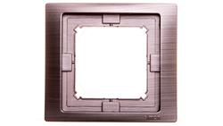 Simon Basic Neos Ramka pojedyncza IP44 tytanowy BMRC1B/052-37752