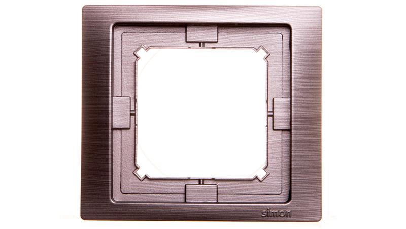 Simon Basic Neos Ramka pojedyncza IP44 tytanowy BMRC1B/052-37752