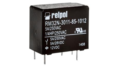 Przekaźniki miniaturowy 1P 5A 12V DC PCB RM32N-3011-85-1012 2615029-14536