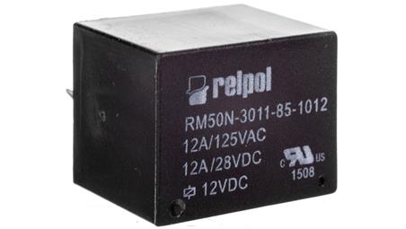 Przekaźnik miniaturowy 1P 12A 12V DC PCB RM50N-3011-85-1012 2614648-14542