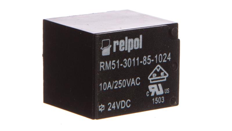 Przekaźnik miniaturowy 1P 10A 24V DC PCB RM51-3011-85-1024 2614701-14545
