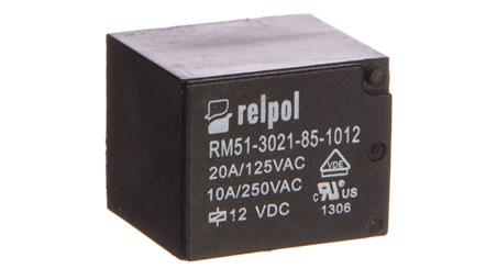 Przekaźnik miniaturowy 1Z 10A 12V DC PCB RM51-3021-85-1012 2614707-14546