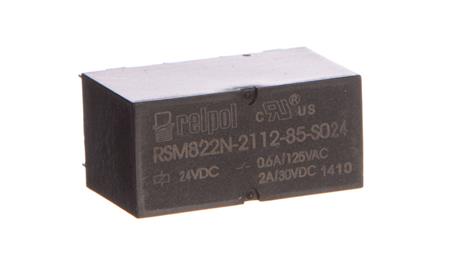 Przekaźnik subminiaturowy-sygnałowy 2P 1A 24V DC PCB RSM822N-2112-85-S024 2614642-14556
