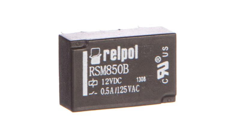 Przekaźnik subminiaturowy-sygnałowy 2P 0,5A 12V DC PCB RSM850B-6112-85-1012 2611714-14559