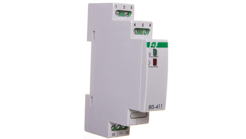 Przekaźnik bistabilny włącz/wyłącz 1P 16A separowany 165-265V AC Inrush BIS-411-LED-25352