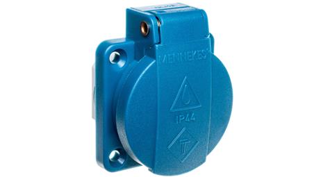 Gniazdo tablicowe 3P 16A 230V niebieskie IP44 11131 MEN11131-31791