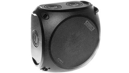 Puszka n/t 130x130x77mm 5P 4 mm2 IP66/67 czarna KF 0604 B 62000054-77470