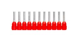 Końcówka tulejkowa 1mm2 czerwona izolowana AI 1,0-8 RD-S 1212523 /1000szt./-78412