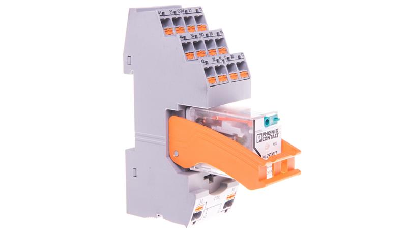 Przekaźnik interfejsowy z zaciskami push-in 4P 6A 24V DC RIF-2-RPT-LDP-24DC/4X21 2903308-15650 Przekaźnik interfejsowy z zaciskami push-in 4P 6A 24V DC RIF-2-RPT-LDP-24DC/4X21 2903308-15650