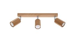 Lampa sufitowa ZEKE 3 dąb GU10 3x40W IP20 SL.1030 SOLLUX-57773