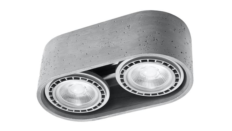 Plafon BASIC 2 beton SL.0882 SOLLUX-57810