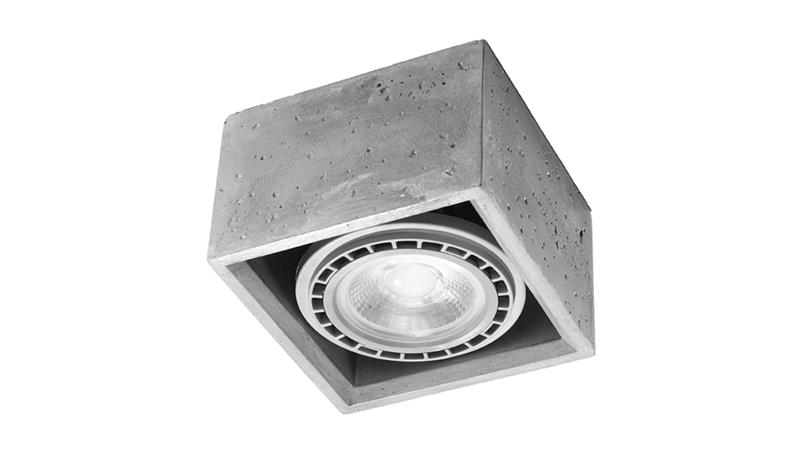 Plafon QUATRO 1 beton SL.0883 SOLLUX-57809 Plafon QUATRO 1 beton SL.0883 SOLLUX-57809