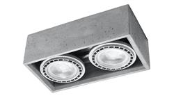 Plafon QUATRO 2 beton SL.0884 SOLLUX-57798