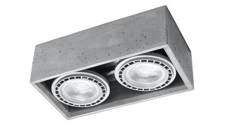 Plafon QUATRO 2 beton SL.0884 SOLLUX-57798