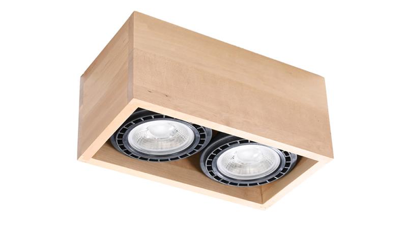 Plafon QUATRO 2 drewno SL.0916 SOLLUX-57805