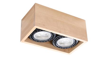 Plafon QUATRO 2 drewno SL.0916 SOLLUX-57805