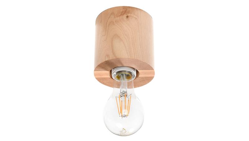 Plafon SALGADO naturalne drewno SL.0672 SOLLUX-57675