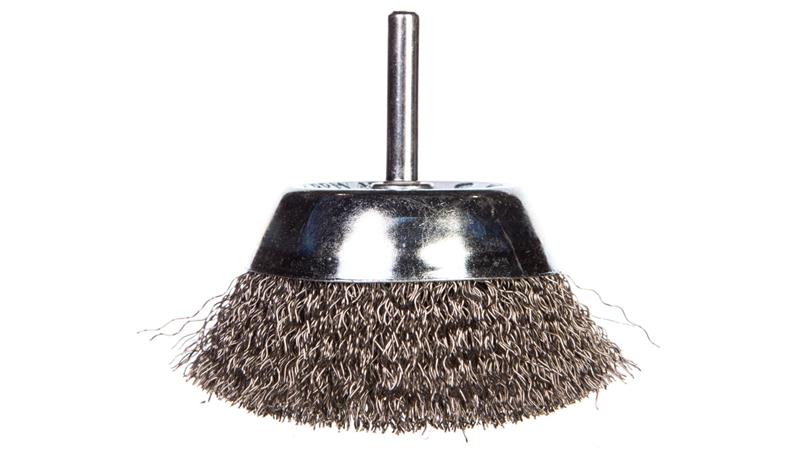 Szczotka druciana doczołowa z trzpieniem 75 mm INOX 57H600-90273 Szczotka druciana doczołowa z trzpieniem 75 mm INOX 57H600-90273