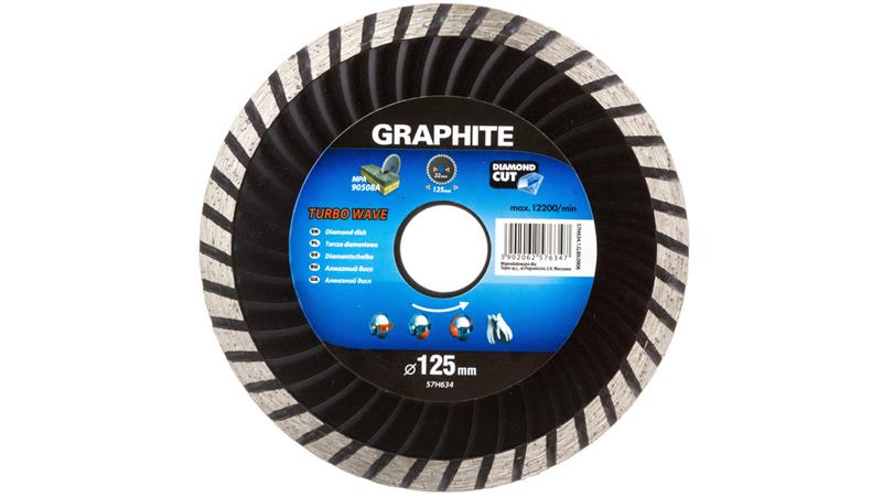 Tarcza diamentowa 125 x 22.2 mm turbo wave 57H634-90344
