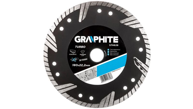Tarcza diamentowa 180 x 22.2 mm turbo 57H628-90377 Tarcza diamentowa 180 x 22.2 mm turbo 57H628-90377