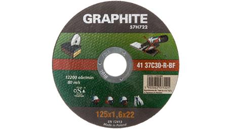 Tarcza tnąca do kamienia 125 x 1.6 x 22.2 mm 41 37C30-R-BF 57H722-90384