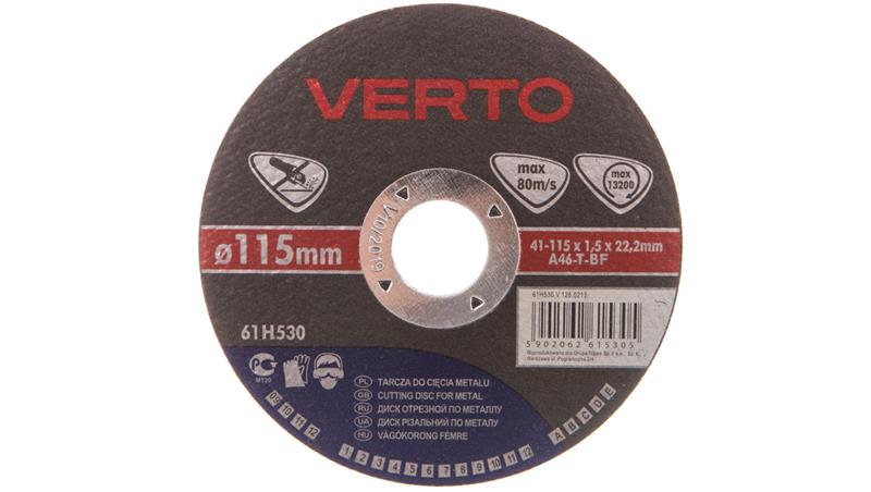 Tarcza tnąca do metalu 115 x 1.5 x 22.2 mm 61H530-90350