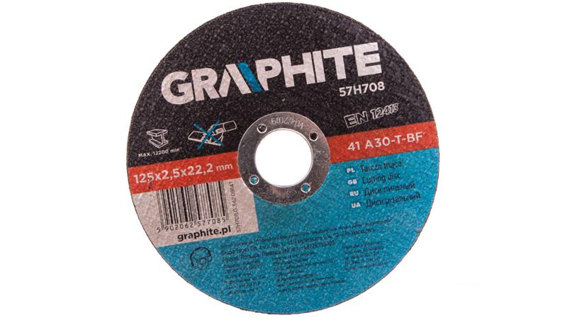 Tarcza tnąca do metalu 125 x 2.5 x 22.2 mm 41 A30-T-BF 57H708-90341