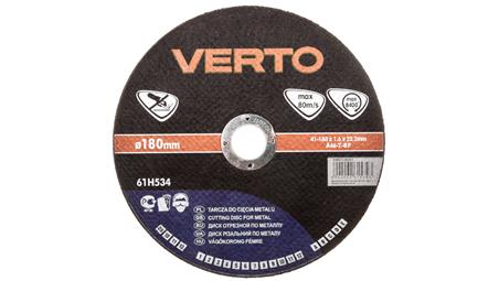 Tarcza tnąca do metalu 180 x 1.6 x 22.2 mm 61H534-90385