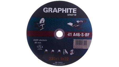 Tarcza tnąca do metalu 230 x 1.9 x 22.2 mm 41 A46-S-BF 57H719-90337
