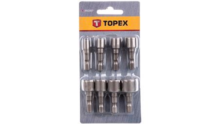 Nasadki wkrętakowe 1/4 cala 5-13mm stal CrV (zestaw 8 szt.) 39D387-90045