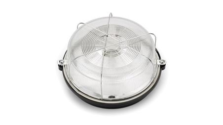 Oprawa LOFT- SAUNA-7061N, E27, 100W, czarna-bakelit, klosz przeźroczysty-szkło, IP54, siatka metalowa A2810CZ-86373