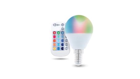 Żarówka LED E14 G45 RGB + White 5W + RC 250lm Forever Light-86074
