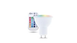 Żarówka LED GU10 RGB + White 5W + RC 250lm Forever Light-86046