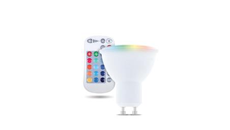 Żarówka LED GU10 RGB + White 5W + RC 250lm Forever Light-86046